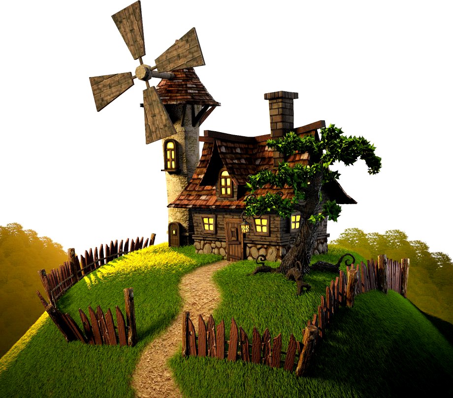 House with Mill3d model