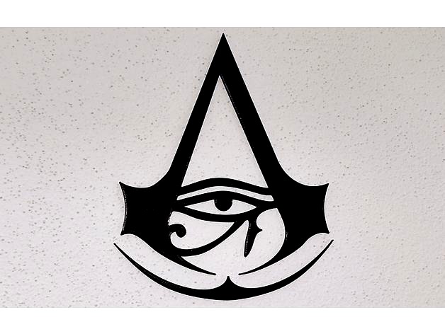 Assassin's Creed: Origins logo, wall decoration by Zvedak