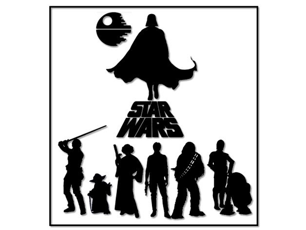 Star Wars silouette artwork by max_loser