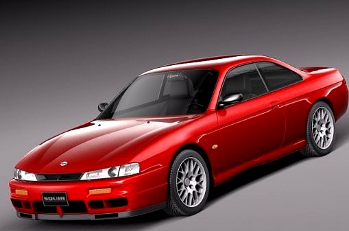 Nissan 240SX silvia S14 1995-19993d model