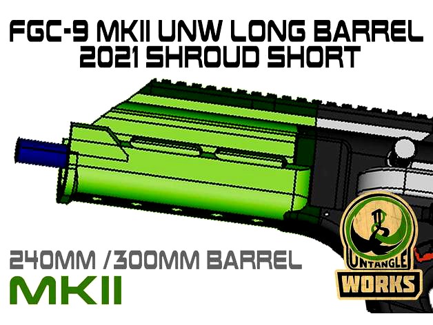 FGC9-MKII UNW 2021 LB SHORT SHROUD set by Untangle