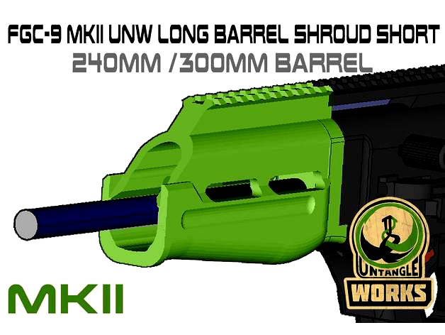 FGC9-MKII UNW LB SHORT SHROUD set  by Untangle