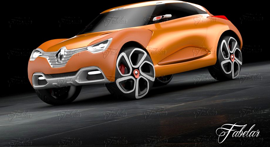 Renault Captur concept3d model