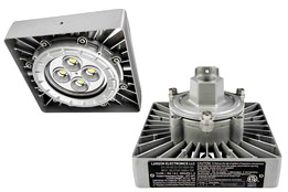 50W Explosion Proof Low Bay LED Light Fixture - Paint Spray Booth Approved - 7,000 Lumens - T5