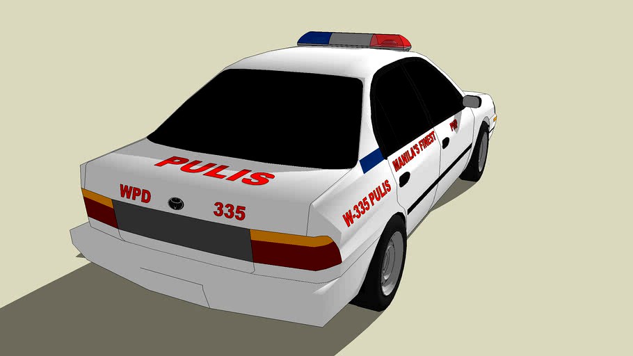Manila Police Car - Toyota Corolla