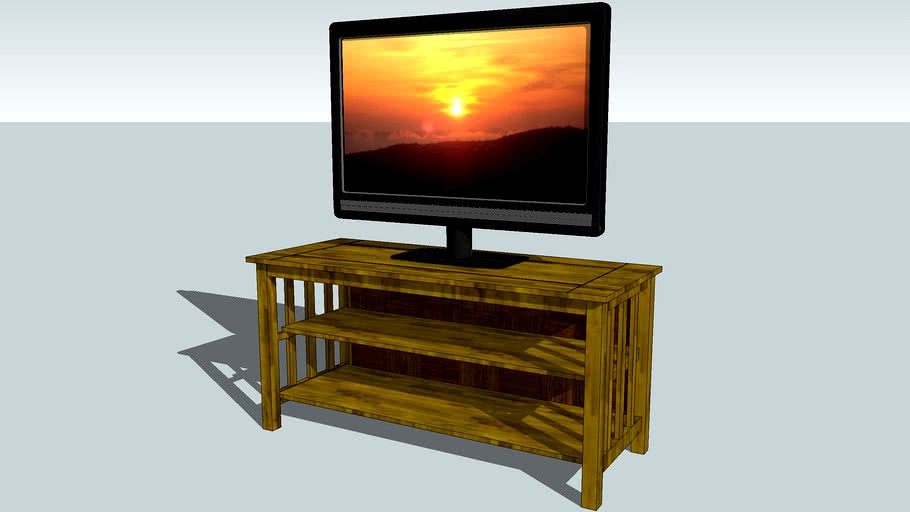 Television Stand / Cabinet (with backing) - The Hotel Collection