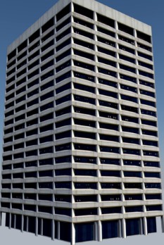 Low Poly Building - Portland Federal Courthouse