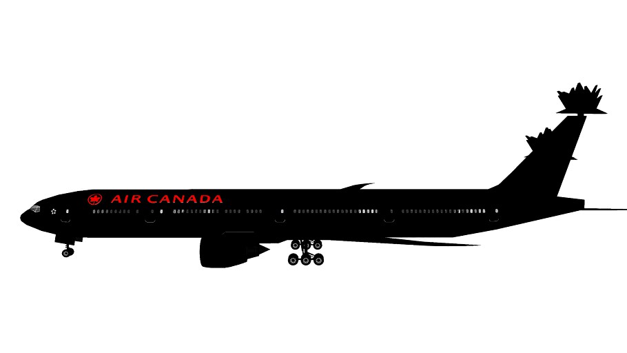 Air Canada Boeing 777-300 Black Livery