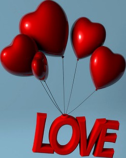 3D Love Heart Balloon