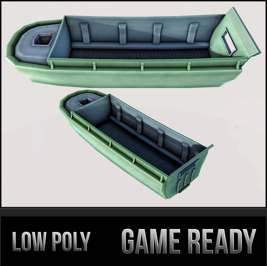 Landing Boat3d model