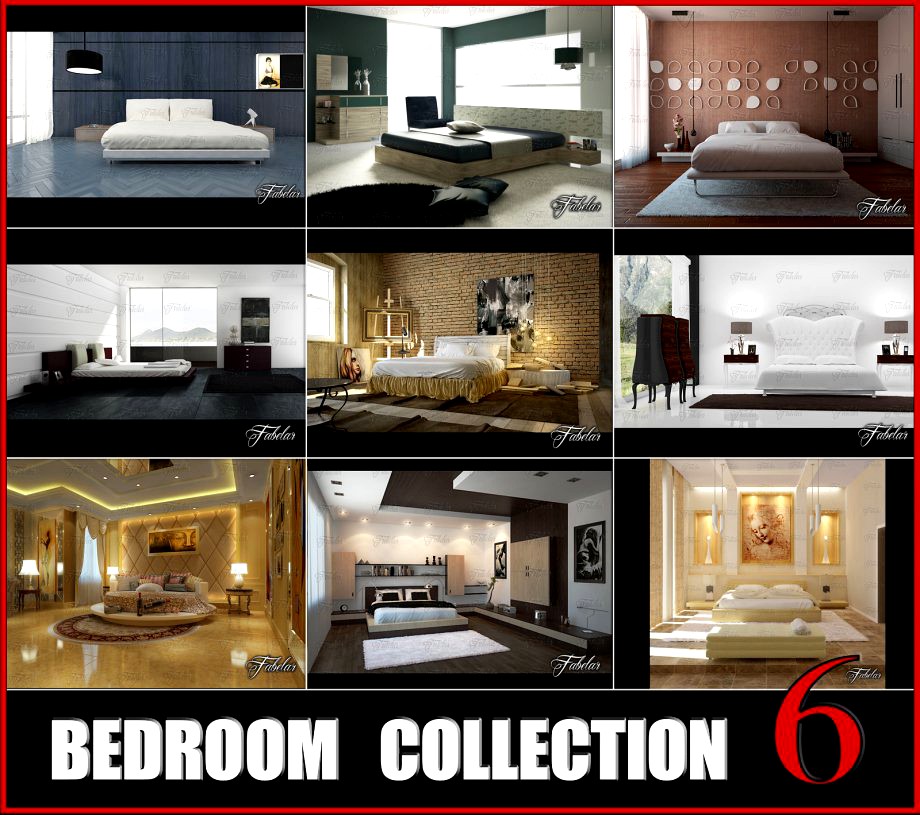 Bedroom collection 63d model