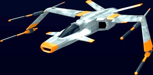 Spaceship fighter concept3d model