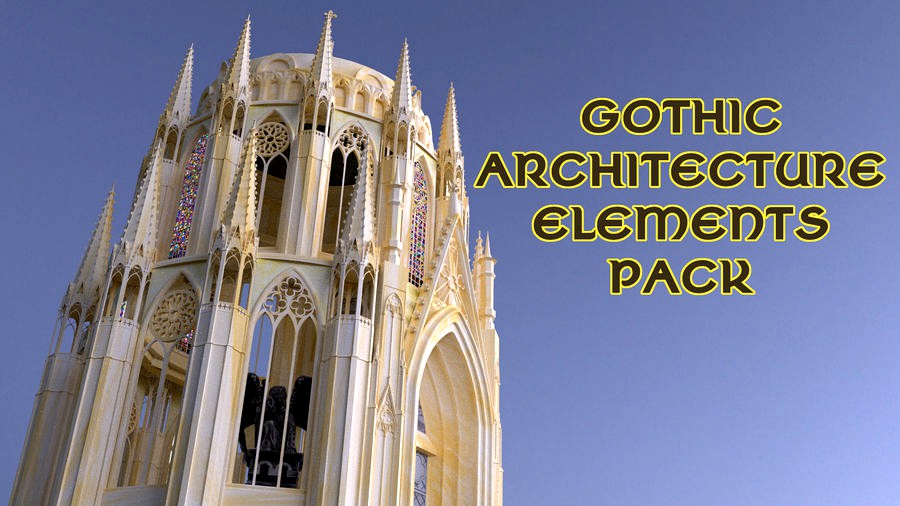 Gothic Architecture Elements Pack
