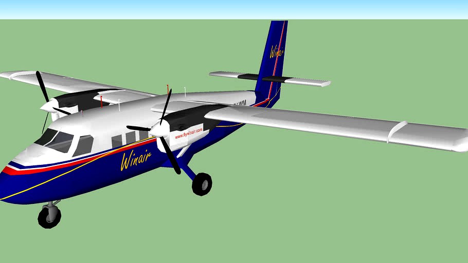 Winair De Havilland Canada DHC-6-300 Twin Otter / PJ-WIM (200th model!)