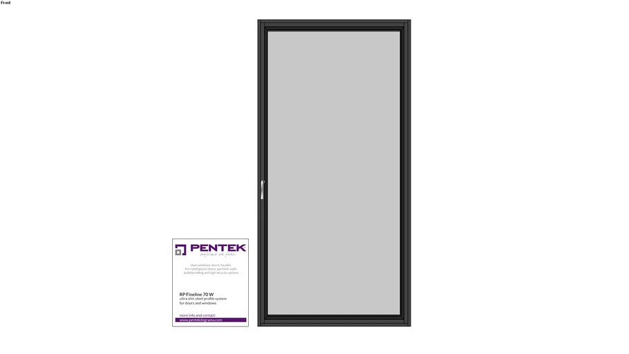 PENTEK - Ultra Slim Steel Window with Thermal Insulation