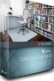 CGAxis Models Volume 43 Books II for Thea Render