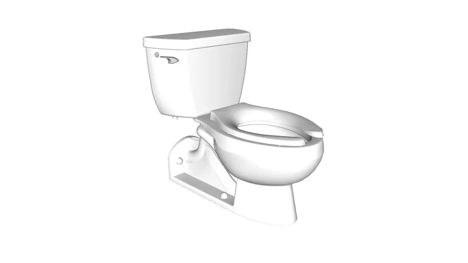K-3554-T Barrington(TM) Two-piece elongated 1.6 gpf toilet with Pressure Lite(R) flushing technology, left-hand trip lever and toilet tank locks