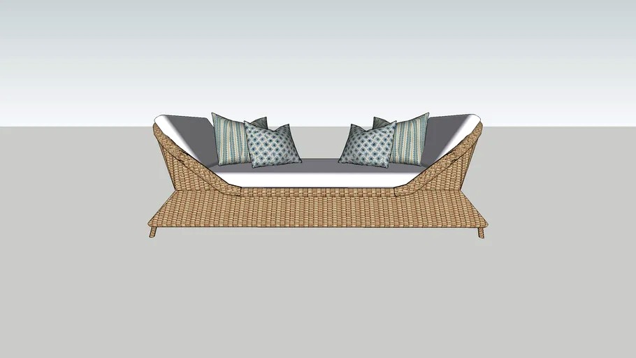 Manchester Outdoor Settee by Williams Sonoma