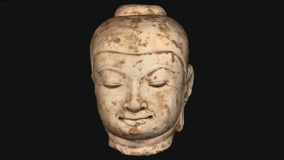 Cabeça de Buda, 11 a 12 Século DEC