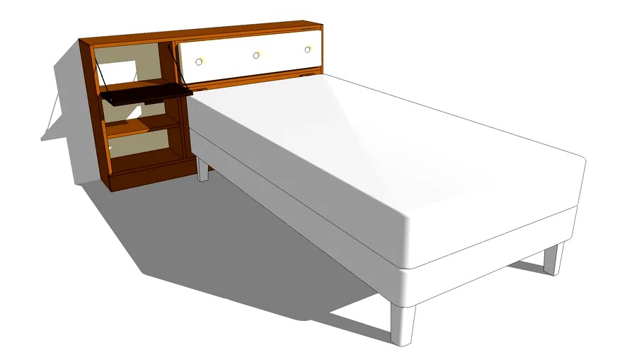 20 – Bedhead Cabinet – Single Bed