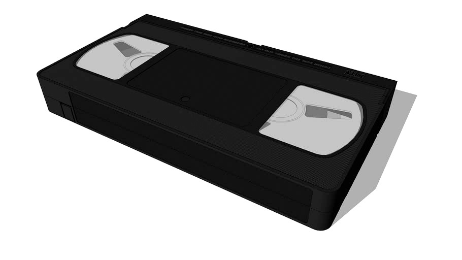 Blank VHS video tape