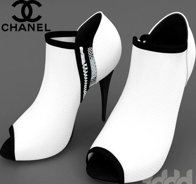 Chanel Ankle Boots Peep-Toe