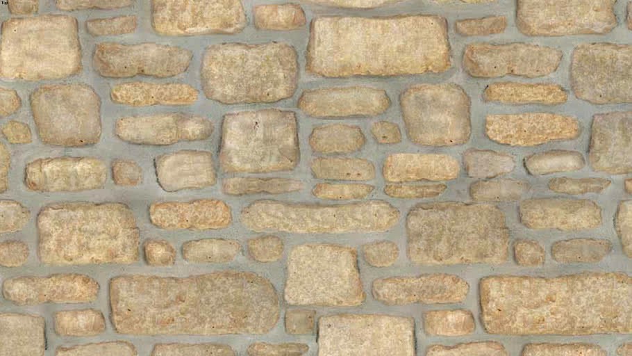 Buechel Stone Trenton Buff River Rock - Architectural Thin Veneer Stone and Full Stone Veneer Masonry 6x6