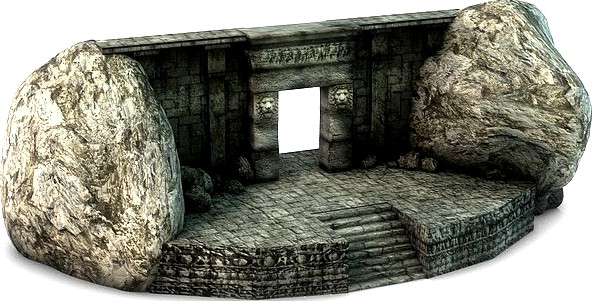 Ancient Entrance Doorway3d model