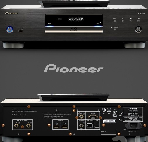 Pioneer blu-ray disc player BDP-LX58-K