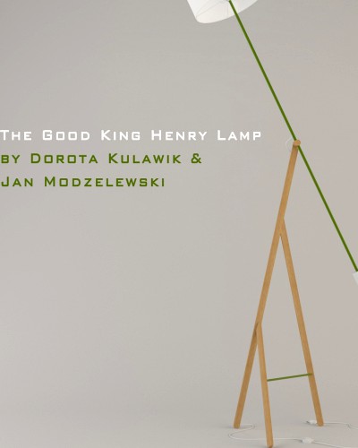 Good King Henry Lamp  by Strawberry Kingdom