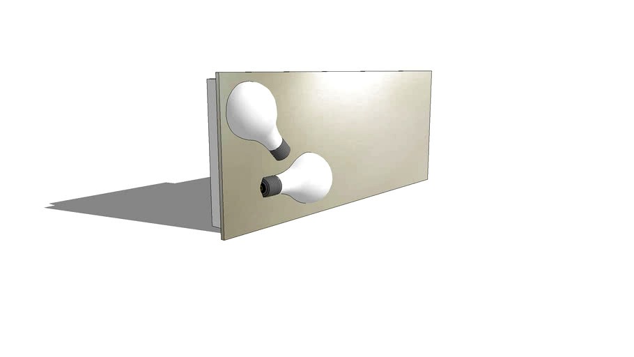 Contemporary wall sconce