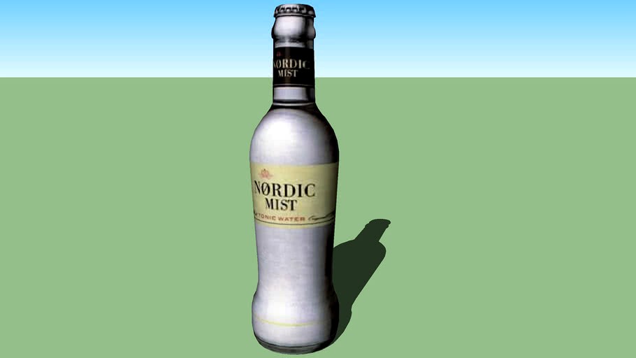 Nørdic Mist Tonic Water Bottle {Low-Poly; 574Kb}
