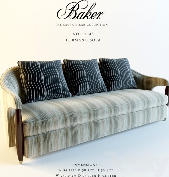 Baker  No. 6114S HERMANO SOFA