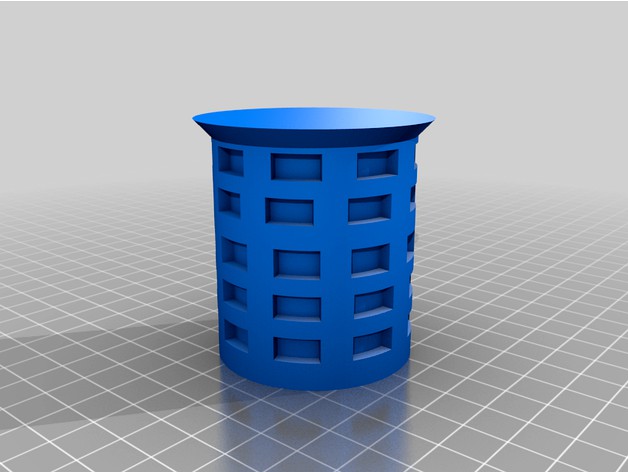 Hydroponic Net Cup for vase mode printing by sprocketscientist