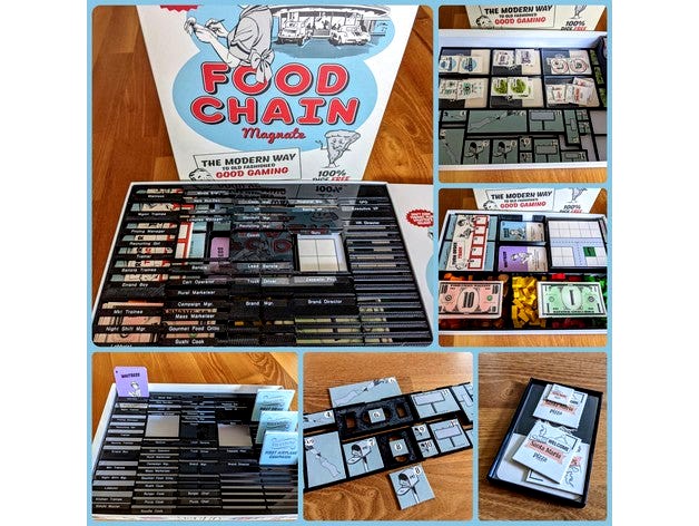 Food Chain Magnate Organizer by Fabmaszter