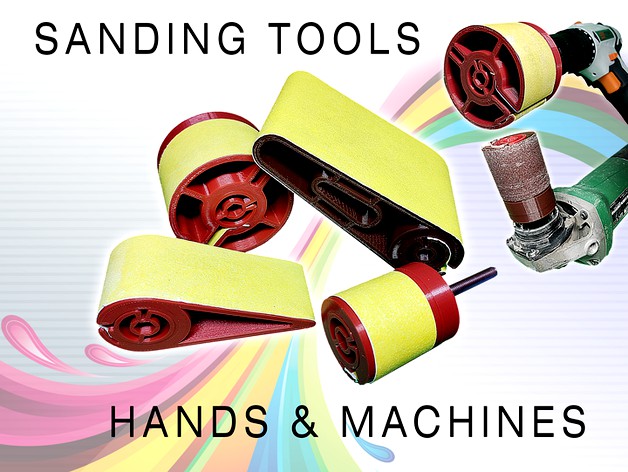 Sanding tools - hands & machines by mishkin2