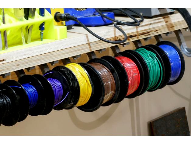 Wire Spool Hanger with Removable Spools by MattInglot