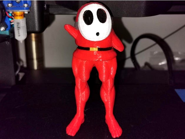 Shy Guy with muscular legs by emily1713