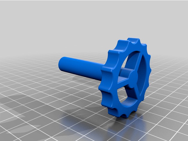 Ender 3 V2 Extended Extruder Knob (Micro Swiss and 20mm fan) by martint98