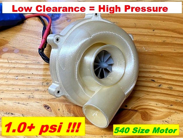 Compressor for 540 Motors (>1.0 psi !!!) by truglodite