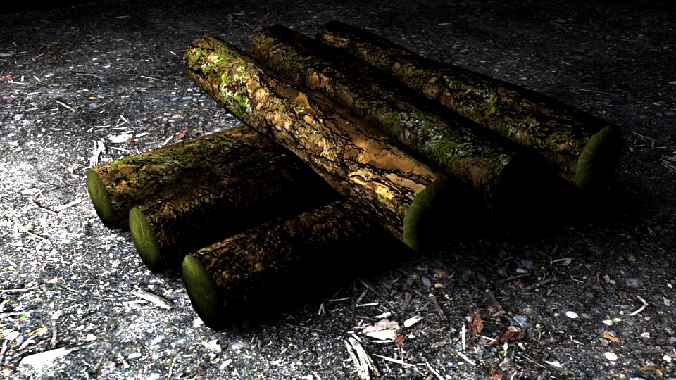 Low Poly logs