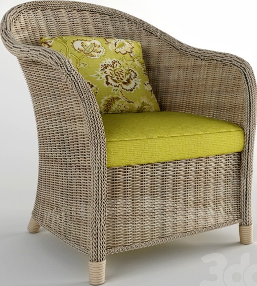 rattan armchair