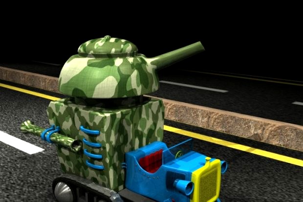 Tank crazy race