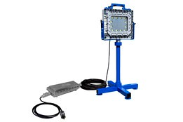 150W EXP LED Light - 21,000 Lm - 3ft Stand - Quick Change Mount - C1D1 - 100' 12/3 SOOW - EXP Plug