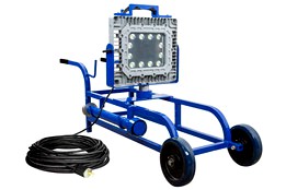 150W EXP LED Light - 21,000 Lm - Cart Mount - Quick Change Mount - C1D1 - 100' 16/3 SOOW - GEN Plug