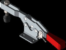 Horizontal Toggle Clamp with Safety Lock