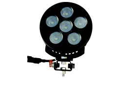 60 Watt LED Equipment Light - 60 Watts - 5400 Lumens - Adjustable Trunnion Mount - Milspec Compliant