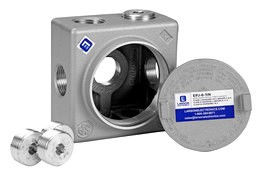 Explosion Proof Junction Box with Six 1-inch Hubs