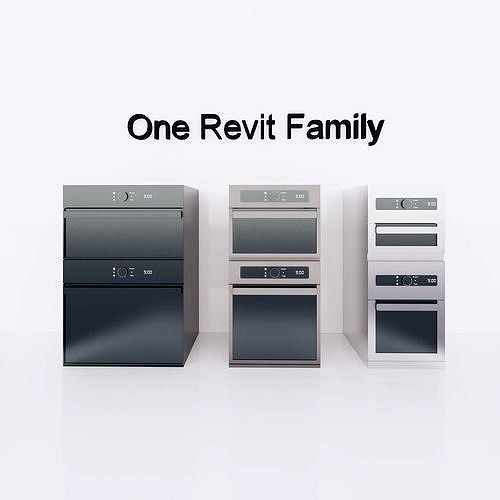 Microwave  or Oven - Full parametric Revit Family