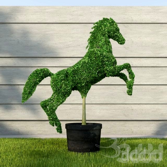 Horse Topiary Scuplture